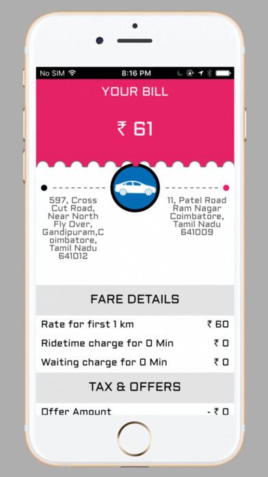 GoPink Cabs screenshot 3