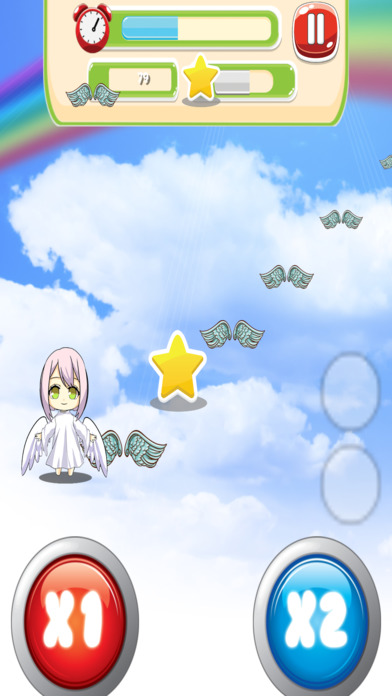 Cute Angels Jump Tapping Games screenshot 2