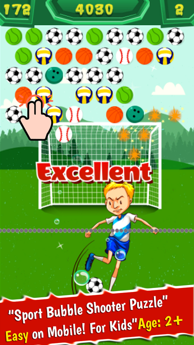 Sport Bubble Shooter Puzzle Game screenshot 2