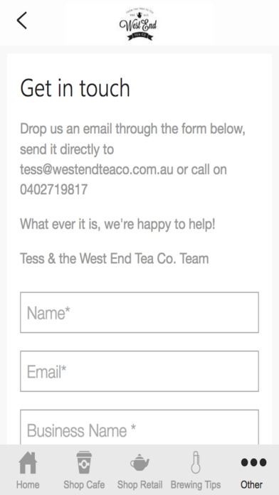 West End Tea Co. Organic Wholesale Tea screenshot 4