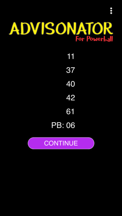 Advisonator for Powerball screenshot 3