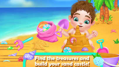 Summer Beach Baby Care Games - Newborn Baby screenshot 2