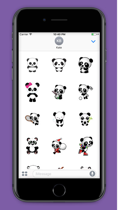 PandaMoji - Cute Emoji & Stickers screenshot 2