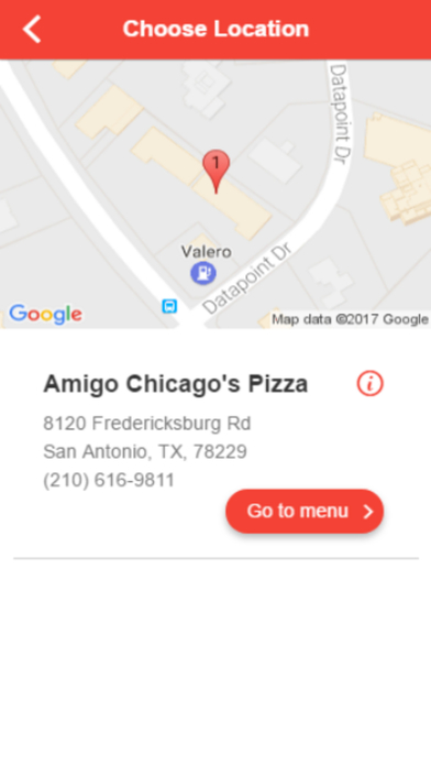 Amigo Chicago's Pizza screenshot 2