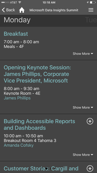 Microsoft Data Insights Summit screenshot 2