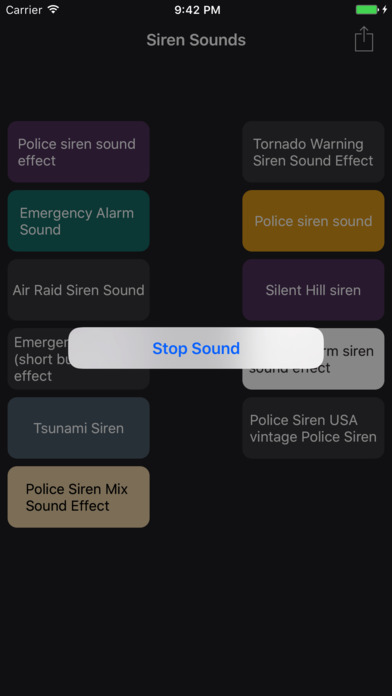 Siren Sounds Free screenshot 2