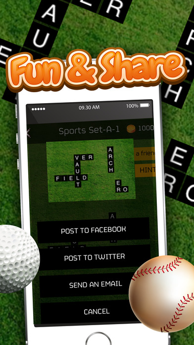 Words Puzzles Games At the Sports Pro screenshot 2