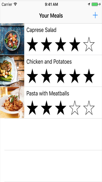 OS Food Tracker screenshot 2