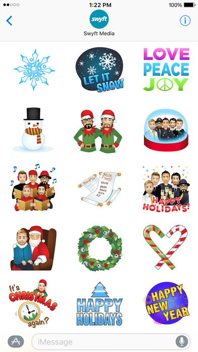BSB Holiday Stickers & GIFs by Backstreet Boys screenshot 4