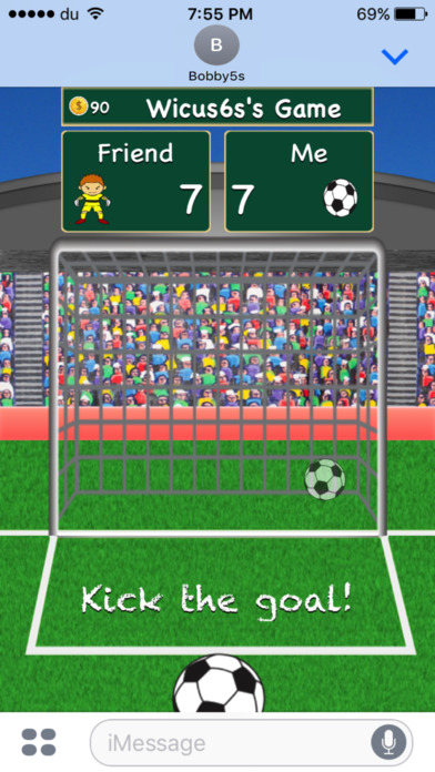 Penalty Shootout for iMessage screenshot 3