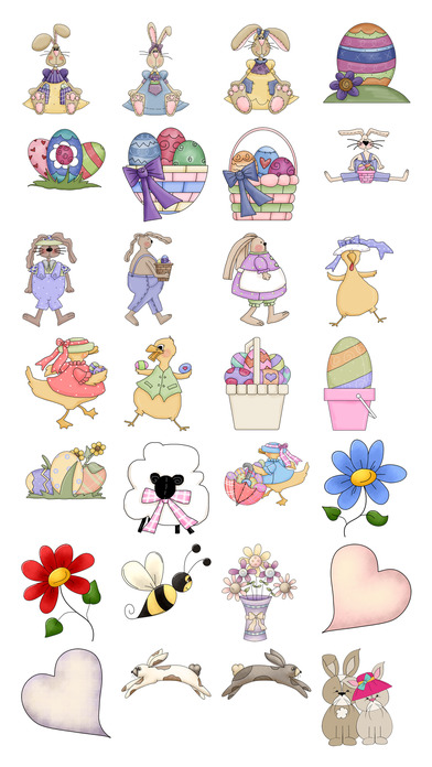 Easter Stickers #1 for iMessage screenshot 2