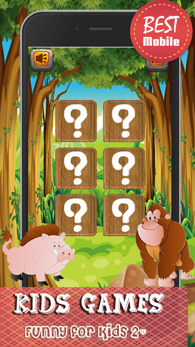 Zoo and Animals Matching - Memories Game for Kids screenshot 2