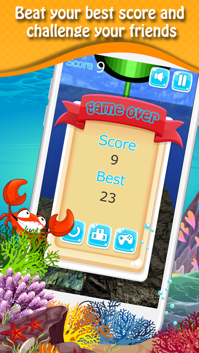 Splashy Fish - Underwater flappy gold fish game screenshot 4