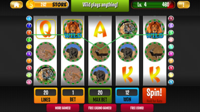 Snow Leopard Desert Slot Machines - Big Win Casino screenshot 3