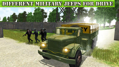 Offroad Military Truck Driver : Army Jeep Driving screenshot 4