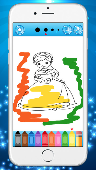 Kids Coloring Book : Princess screenshot 3