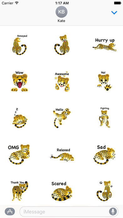 Leopard Sticker screenshot 2