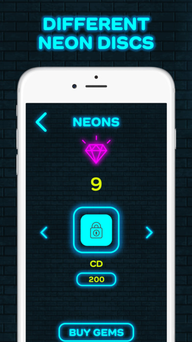 Neon Disc Game screenshot 2