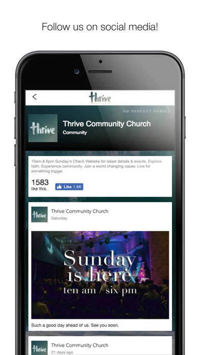 Thrive Community Church Sydney screenshot 3