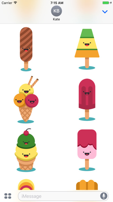Ice Cream Emojis screenshot 3