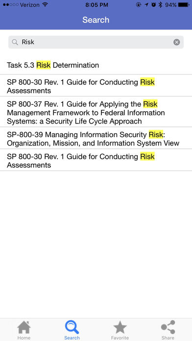 Risk Management Framework (RMF) App screenshot 3