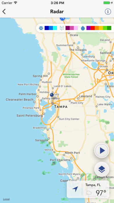 TAMPA wx Tampa, Florida weather forecast traffic screenshot 3