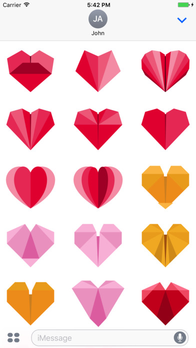 Origami Hearts screenshot 2