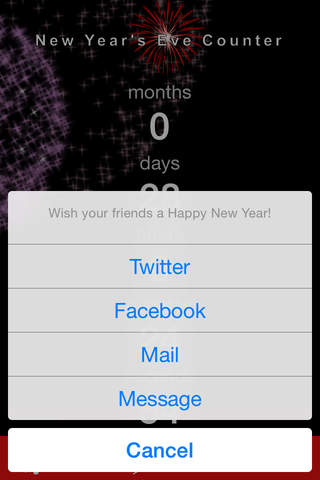 New Year's Eve Counter screenshot 3
