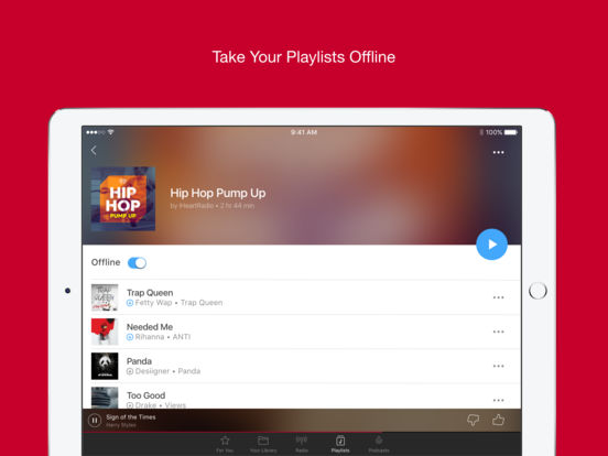 Screenshots of iHeartRadio – Free Music & Radio Stations for iPad