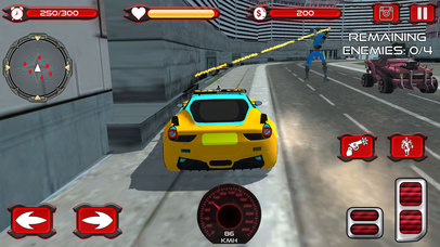 Monster Hero Car Transformation screenshot 2