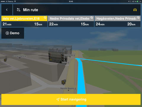 Gule Sider Navigasjon-Offline screenshot 3