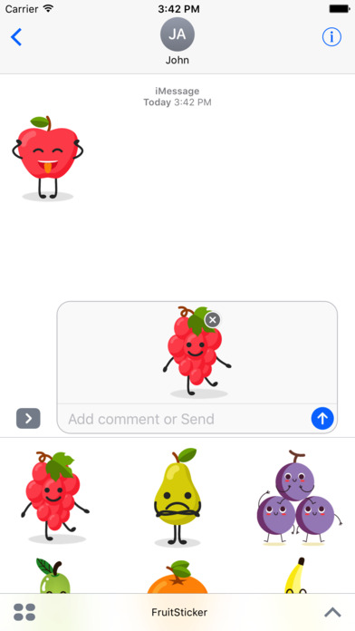 Fruits Sticker screenshot 2