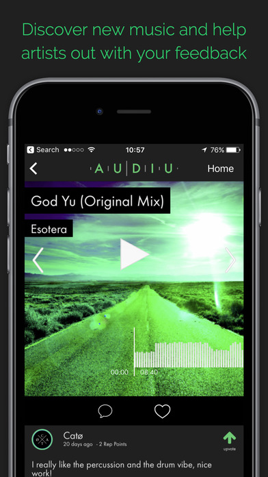 Audiu - Music Community screenshot 2