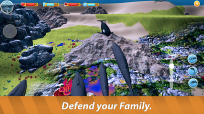 Blue Whale Family Simulator screenshot 3