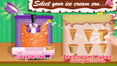 Ice Cream Maker Cooking Restaurant screenshot 3