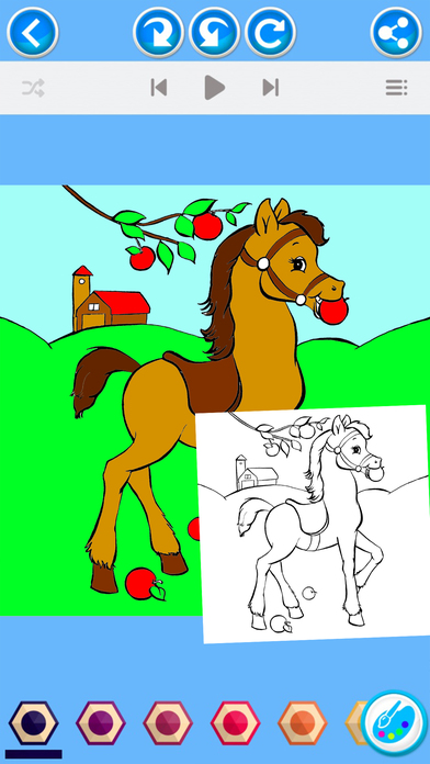 Pony Coloring Book – My Colouring Pages for Adults screenshot 4