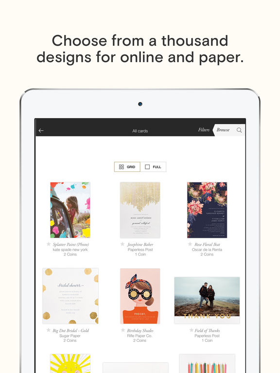Paperless Post Invitations and eCards on the App Store