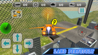 Adventure Of Flying Car Parking - RoofTop 3D screenshot 4