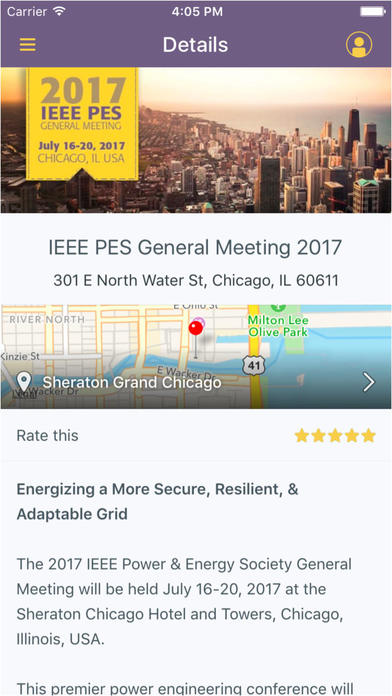 2017 IEEE PES General Meeting screenshot 2
