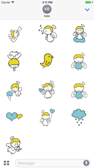 Animated Little Angel Stickers screenshot 2