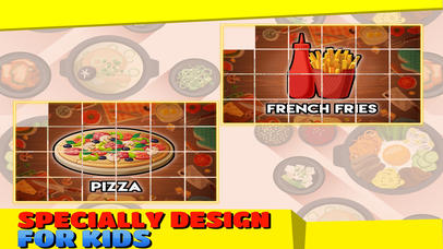 Food Sliding PlaySchool Puzzle screenshot 2