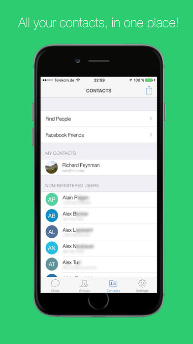 LuxChat - stay in touch with your mates! screenshot 3