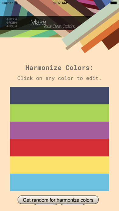 Color Pick - Color selection screenshot 2