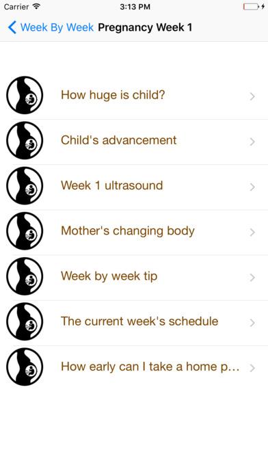 Happy Pregnancy - A Week By Week Guide screenshot 3