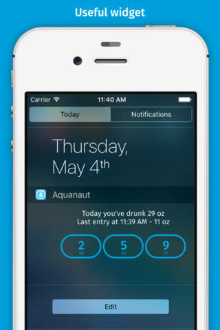 Aquanaut – daily water tracker screenshot 3