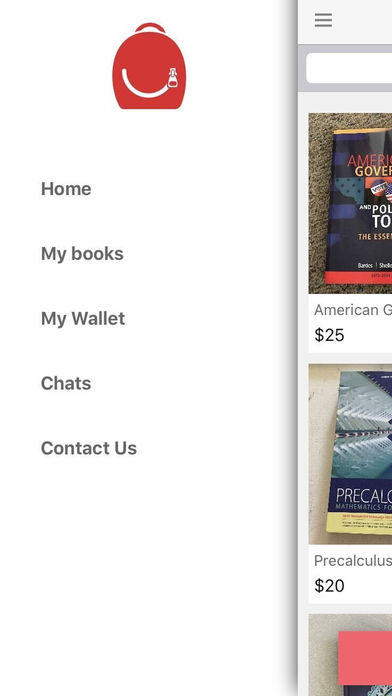 BakPak - textbooks on campus screenshot 3