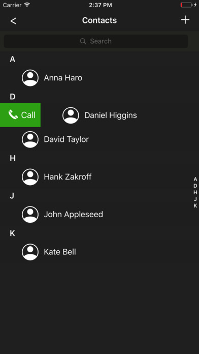 EasyConnect - Contacts Card screenshot 4