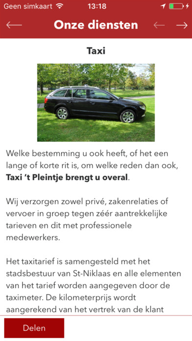 Taxi 't Pleintje screenshot 3