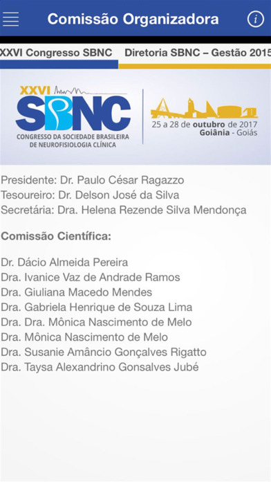 XXVI Congresso da SBNC screenshot 3