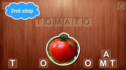 Vegetables. Spelling puzzle. screenshot 3